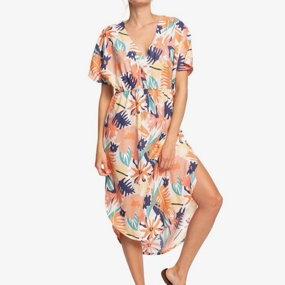 🦩 Roxy Flamingo Shades Midi Dress - Picture 4 of 8